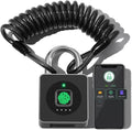 Pothunder Fingerprint Lock With APP, Steel Cable Keyless Biometric Padlock, Smart Waterproof for Gym, Locker, Helmet, Gate, Fence, Luggage