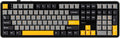 EPOMAKER Aula F108 Wireless Gaming Keyboard, Full Size Mechanical Keyboard with 4000mAh Battery, 108 Hot-Swappable and Programmable Keys, RGB Backlight, for Mac/PC/Android (Grey&Yellow)