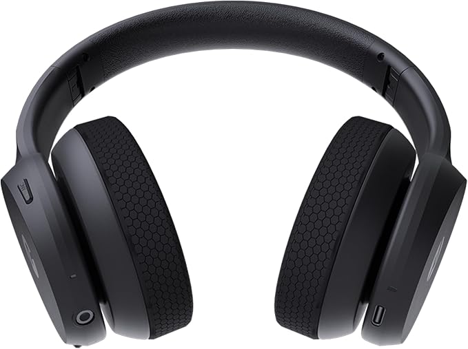 Raycon Fitness Bluetooth Headphones - Over The Ear Running Headphones, Active Noise Cancelling Wireless Headphones + Awareness Mode, Bluetooth Headset with Mic, 45 Hours of Battery Life (Black)