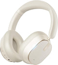 Hybrid Active Noise Cancelling Bluetooth Headphones,Bluetooth 6.0 Over Ear Wireless Headphones with 60H Playtime, Hi-Res Audio, Deep Bass, Memory Foam Ear Cups for Home Office Travel White