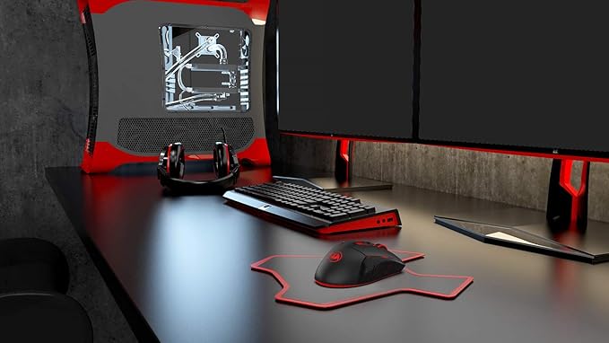 Redragon M690-1 Wireless Gaming Mouse with DPI Shifting, 2 Side Buttons, 2400 DPI, Ergonomic Design, 8 Buttons-Black