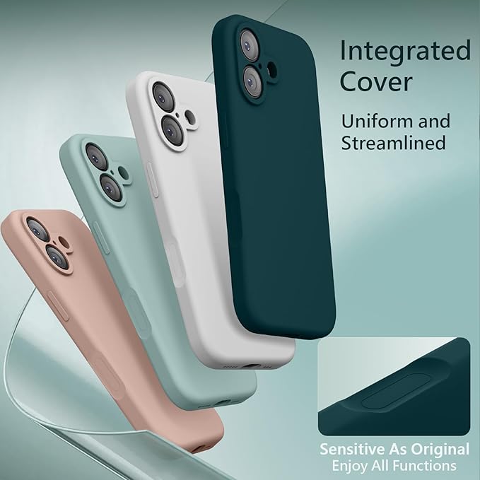 FireNova Magnetic for iPhone 17 Case, Compatible with MagSafe, [Integrated Silicone Camera Control Button] [Camera Protection] Anti-Scratch Microfiber Lining Phone Case, 6.3", Teal