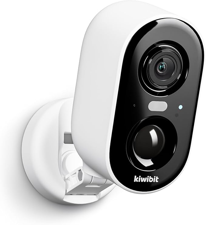 Kiwibit Security Cameras Wireless Outdoor, 2K Outside Camera for Home Security, Battery Camera, Magnetic Mount, AI Detection, Color Night Vision, Spotlight, Waterproof, 2.4GHz WiFi, Cloud & SD Storage