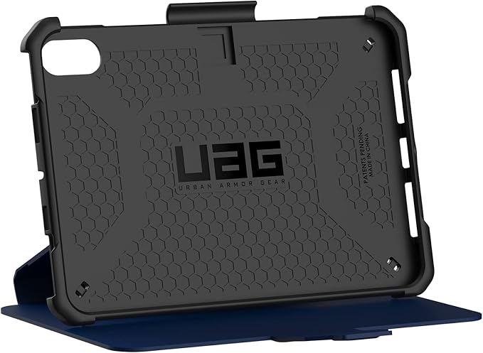 URBAN ARMOR GEAR UAG Designed for iPad mini Case (6th Gen, 2021) Rugged Smooth Exterior Material Heavy Duty Multi-Angle Viewing Folio Stand with Pencil Holder Metropolis SE Protective Cover, Mallard