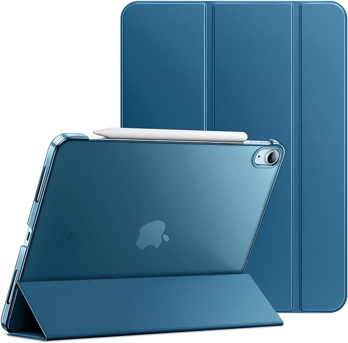 JETech Case ONLY for iPad Air 11-Inch M4/M3/M2 (2026/2025/2024), iPad Air 5/4 (2022/2020 5th/4th Generation 10.9-Inch), Slim Stand Hard Back Shell Cover with Auto Wake/Sleep (Blue)