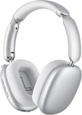 Wentronic Y02 Active Noise Cancelling Headphones,60H Battery,5 EQ Music Modes,Hi-Res Audio,Deep Bass,Foldable Wireless Over Ear Bluetooth 5.4 Headset,Breathable Leather Earpads (Silver)