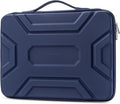 DOMISO 17 inch Laptop Sleeve with Handle, Shockproof and Waterproof EVA Protective Laptop case, Laptop Sleeves for 17.3" HP Dell Asus Laptop, Dark Blue