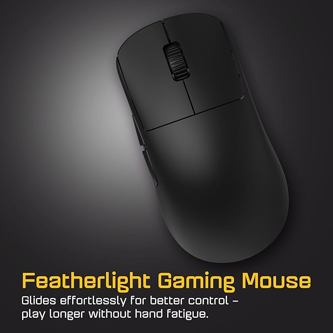ENDGAME GEAR OP1w 4k v2 Wireless Gaming Mouse Black – 30K DPI Optical Sensor, 4000Hz Polling, Hot-Swappable Switches & Claw-Grip Design