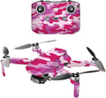 MightySkins Compatible with DJI Mini 2 Portable Drone - Pink Camo | Protective, Durable, and Unique Vinyl Decal wrap Cover | Easy to Apply, Remove, and Change Styles | Made in The USA