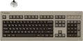 FL·ESPORTS OG104 Tri-Mode Retro Mechanical Keyboard, 104 Keys Heavy Gaming Keyboard, Hot Swappable, SA Profile PBT Keycaps, 4000mAh for Mac/PC - Silent Switches | Brown