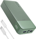 JUOVI Power Bank 65W 20000mAh Laptop Portable Charger, PD QC Fast Charging with 4 USB Ports, External Battery Pack for MacBook iPad Tablet iPhone Samsung Steam Deck and More