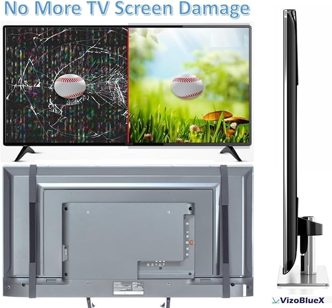VizoBlueX 42-43 inch Blue Light and Damage TV Screen Protector. Protection Shield & Anti-Blue Light Filter Blocking UV for LCD LED 4K OLED QLED (38.0 x 22.0 inch)