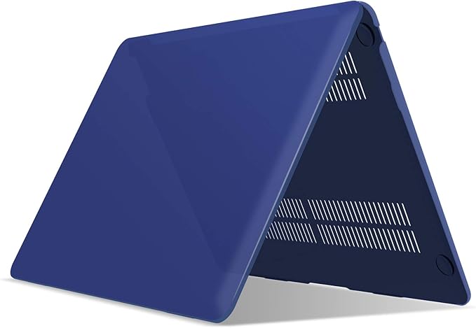 IBENZER Compatible with New MacBook Air 13 inch Case 2022 2021 2020 M1 A2337 A2179 A1932, Plastic Hard Shell Case with Keyboard Cover for Mac Retina Display with Touch ID, Turkish Blue, MMA-T13TUBL+1