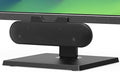Computer Speakers for Desktop PC Monitor, External Speakers for Laptop, USB-Powered, Plug-n-Play, Wired, Clip-On, Small Computer Soundbar for PC, with Loud Sound, Rich Bass, G-Sensor, USB-C Adapter