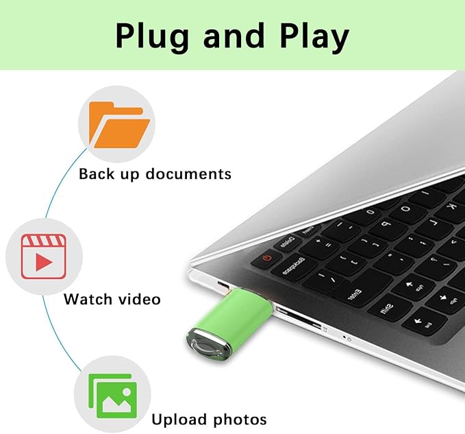 K&ZZ 128G Flash Drive USB 3.0 Thumb Dive Memory Stick Data Storage USB Stick with LED Indicator Light Zip Drive Jump Drive