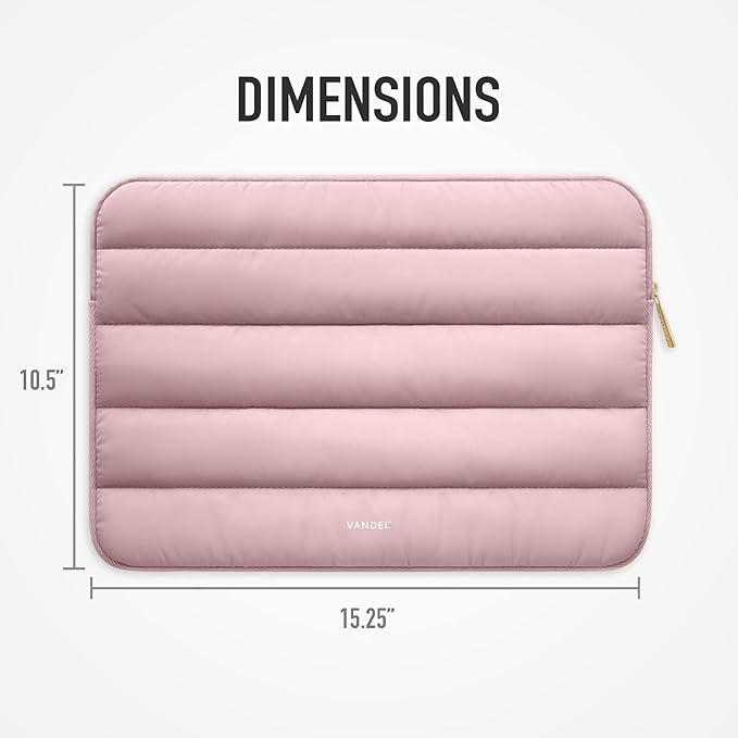 Vandel - The Original Puffy Laptop Sleeve 15-16 Inch Sleeve for Women and Men MacBook Pro 16 in Case, Cute Computer Bag 15.6 Inch HP Carrying Case - Apple, Asus, Dell, HP Laptop Case 15.6 Cover
