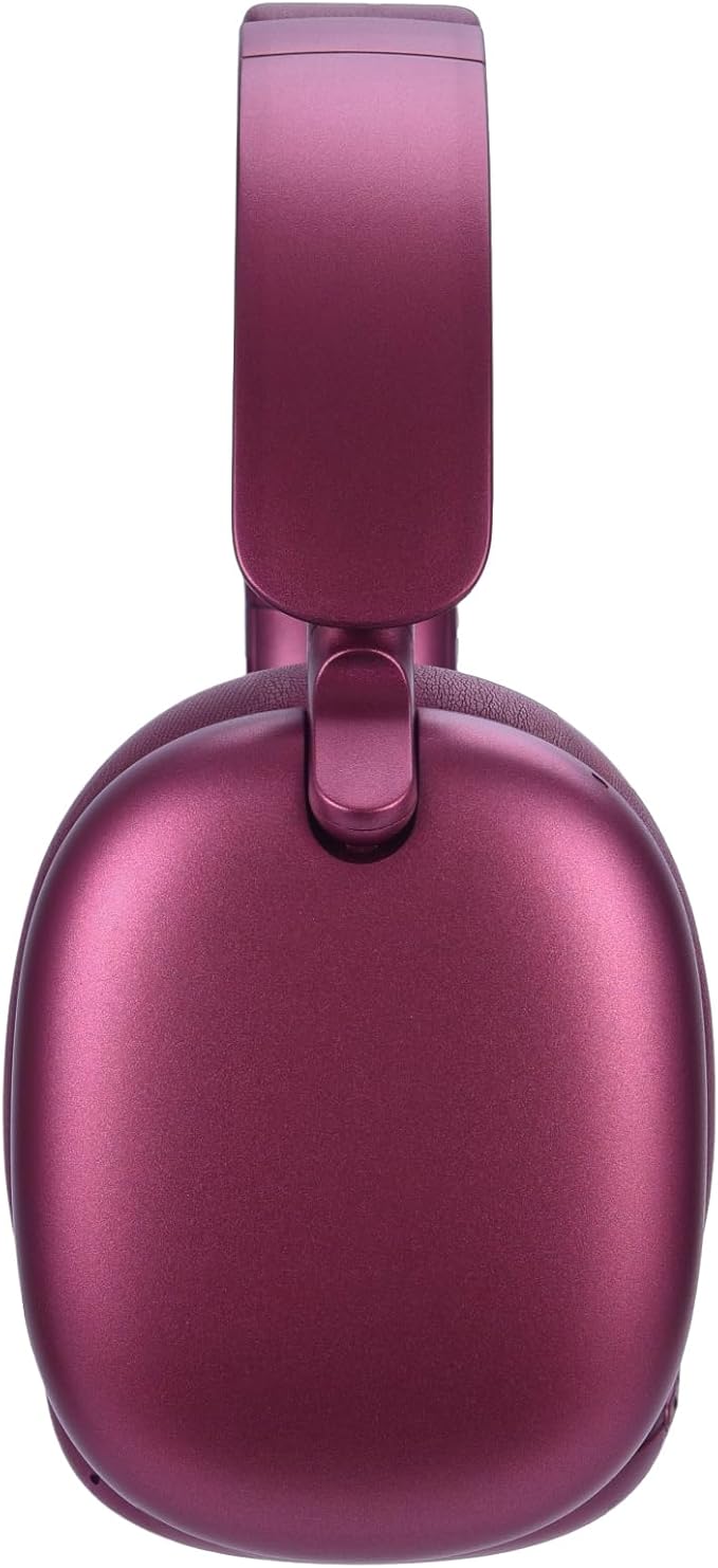 C6 Active Noise Cancelling Headphones, Wireless Over Ear Bluetooth Headphones, 60H Playtime, Lightweight Folding Deep Bass Comfort Fit Ear Cups Headset with Mic for iPad/Travel/PC/Home Red