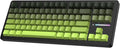 FELICON Attack Shark M87 PRO Wireless Mechanical Gaming Keyboard – 87-Key Tri-Mode (Bluetooth 5.0/2.4Ghz/USB-C), Hot-Swappable Linear Switch, RGB Backlit, 5000mAh Battery – Matcha Green