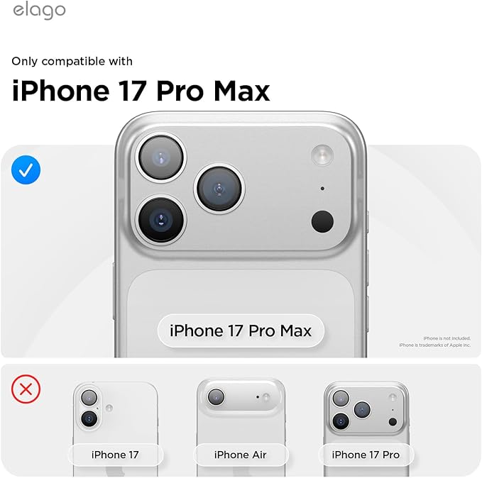 elago for iPhone 17 Pro Max Case, Premium Magnetic Silicone Case, Compatible with MagSafe, Liquid Silicone Material, Protective Cover, Shockproof, Slim Phone, 6.9 inch (Deep Lavender)