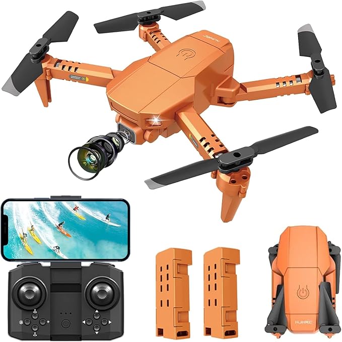 Small Drones for adults, Mini Drone 4K Dual Camera with 3D Flips, Altitude Hold, Headless Mode, Gesture Operation, Gravity Sensor, 2.4Ghz Foldable RC Quadcopter Drone for Beginner
