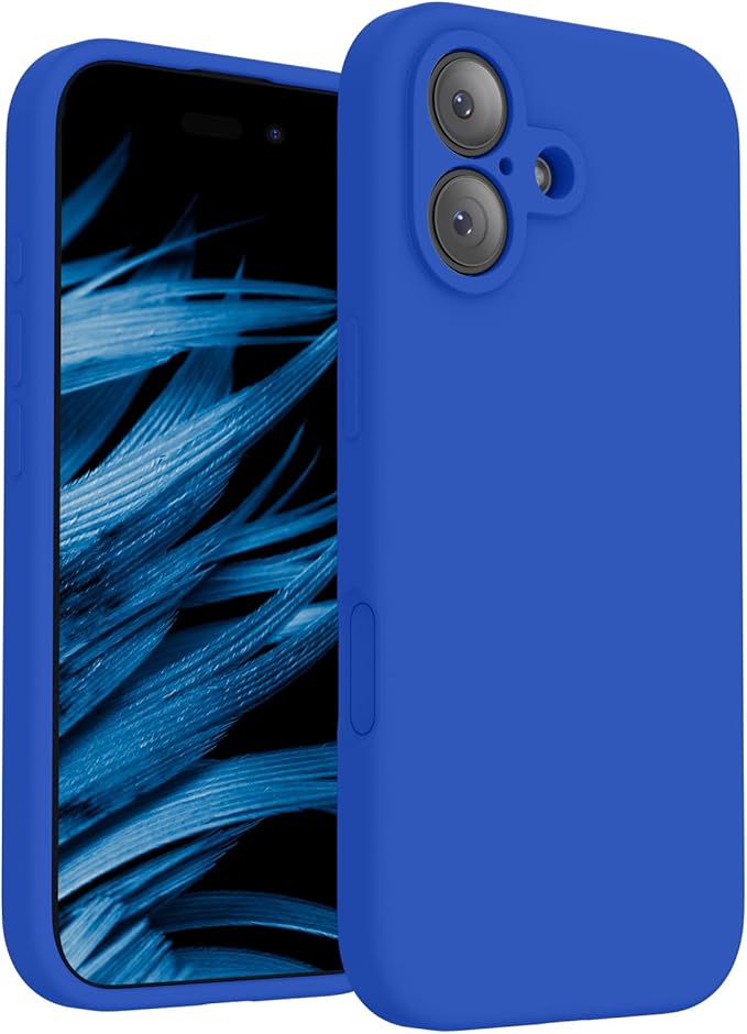 FireNova Magnetic for iPhone 17 Case, Compatible with MagSafe, [Integrated Silicone Camera Control Button] [Camera Protection] Anti-Scratch Microfiber Lining Phone Case, 6.3", Klein Blue