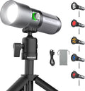 NEEWER BASICS RGB Photography Flashlight with Desk Tripod Stand/4 Colors/20 Gobo Filters/7500mAh, 10W 6300K CRI95+ Portable LED Spotlight Ambient Sunset Light for Video Recording Studio Lighting, FL10