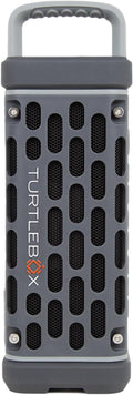 Turtlebox Ranger: Loud! Outdoor Portable Bluetooth 5.4 Speaker | Rugged, Waterproof, Ultra-Portable | Plays to 105db, Deep Bass, Shockproof, Unlimited Pairing for Full Stereo Experience, Gray