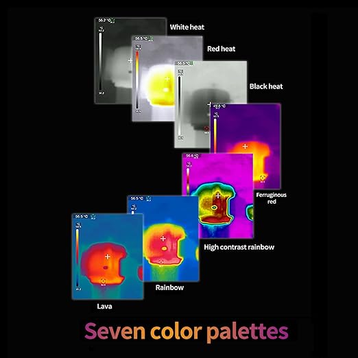 UNI T UTi120MS Thermal Camera for iPhone iOS, Infrared Cameras Thermal Imaging, 120X90 IR Resolution,Thermal Imager,-4°F~1022°F Temperature Range,25Hz Frame Rate,Support Video Recording