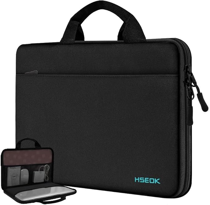 Hseok Laptop Case 13.3-14 Inch Sleeve,TSA Shockproof Computer Handbag,Compatible with MacBook Neo/Pro 14 M5/M4/M3/M2/M1,All Models 13.3" MacBook Air/Pro,XPS 13/14,Most 13-14 Notebooks,B01K01