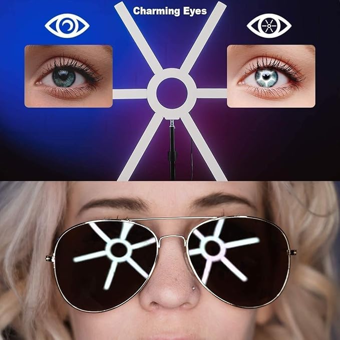 GVM Great Video Maker 600S LED Ring Light, 90W Dimmable Led Video Light Kit with Detachable Light Bars, Photography Lighting Led Video Lighting Kit for Live Broadcast, YouTube, CRI 97+ 3200K-5600K