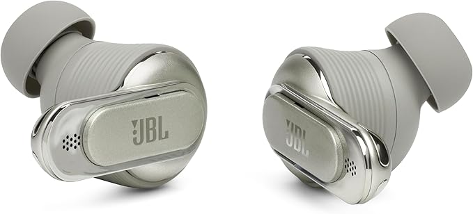 JBL Tour Pro 2 - True Wireless Noise Cancelling Earbuds with Smart Charging Case, 6-mic Perfect Calls with Voice Control, Up to 40hrs of Playtime, Immersive JBL Spatial Sound (Champagne)