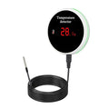 WiFi Refrigerator Thermometer: Digital Fridge Thermometer, LCD Display,App Notification, Remote App Monitor for Pool, Hot Tub, Fish Tank (Temperature)