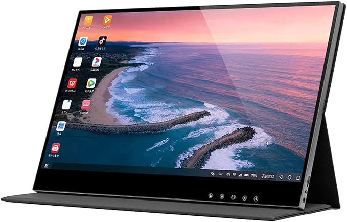 Portable Monitor 4K/1080P Portable Monitor 15.6'' FHD HDR IPS Laptop Monitor With HDMI USB-C External Monitor For Laptop PC PS4 Xbox Phone Laptop Monitor (Size : 4K)