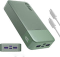 JUOVI Portable Charger 65W Power Bank 20000mAh Compact USB C Laptop Power Bank Fast Charging Battery Pack for Laptop MacBook Dell XPS iPad Tablet Steam Deck iPhone 17/16/15/14 Series Samsung and More