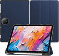 [NSFN] for TCL NXTPaper 11 Plus Tablet Case,TCL Tablet 11.5Inch Case, Ultra Thin, Protective Case, Trifold, Magnetic Closure, Stand, Shockproof, Ultra Lightweight, with Pencil Holder, Sea Blue