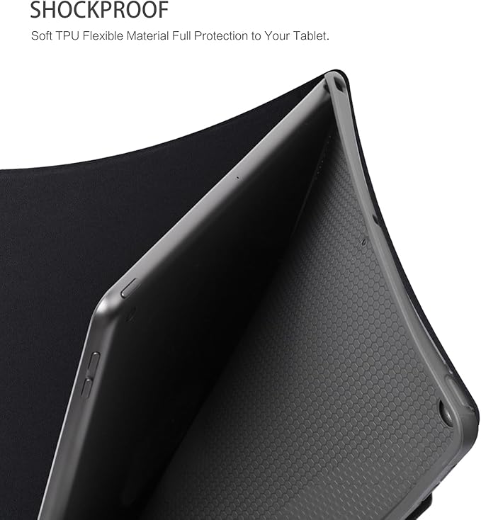 Case for iPad 9th Generation, Case for iPad 8th Generation, Case for iPad 7th Generation 10.2 Inch Case Multi-Angle View Shockproof Case Adjust Stand Auto Wake/Sleep,Beach Seaworld