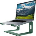 Orionstar Ergonomic Laptop Stand, Premium 5mm Aluminum Riser for 10-15.6 Inch Notebook Computer, Tool-Free Detachable Elevator Holder for Desk Office, Sturdy Riser for Eye-Level Neck Relief, Green