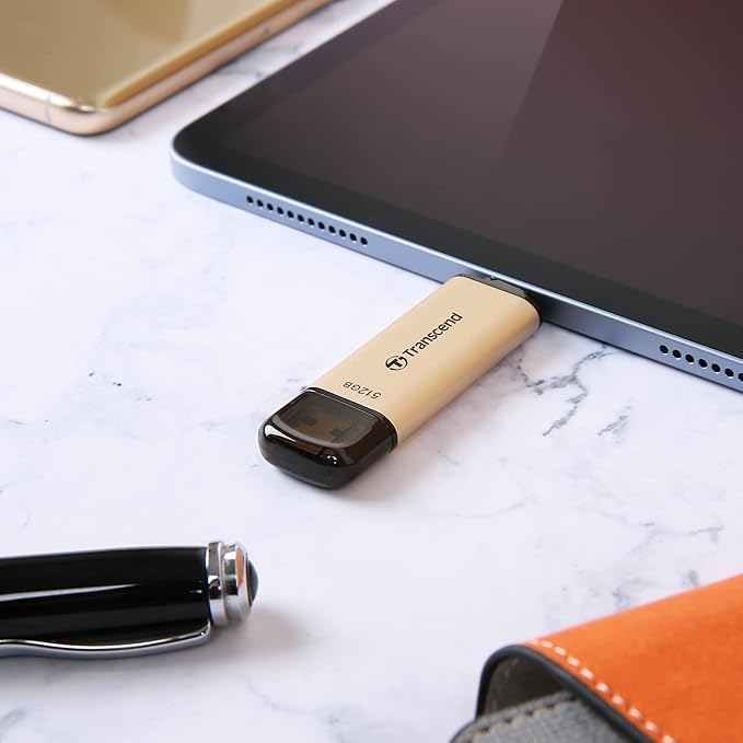 Transcend JF930 256GB Dual USB C Flash Drive for iPhone/iPad/Mac/Windows, Android/Tablet/PC/Gaming Console, Photo Stick Up to 420MB/s, USB 3.2 Thumb Drive, Memory Stick with 2-in-1 Type C &Type A
