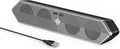 PC Speaker for Computer, Wired USB Powered Bluetooth Computer Speakers with Stereo Clear Sound, Gaming Speakers Sound Bar for Computer Desktop PC Laptop Monitor, Bluetooth & USB Input Black