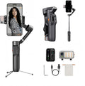 Hohem iSteady V3 Gimbal Stabilizer, Magnetic AI Tracking, Removable Remote, 3-Axis Smartphone Gimbal with Built-in Telescopic Rod and Tripod, Perfect for Content Creators(Black)