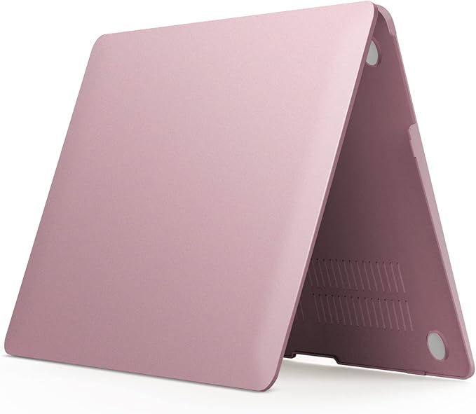IBENZER Compatible with MacBook Air 11 Inch Case Model A1370 A1465, Soft Touch Plastic Hard Shell Case Bundle with Keyboard Cover for Mac Air 11, Rose Gold, A11MPK+1A