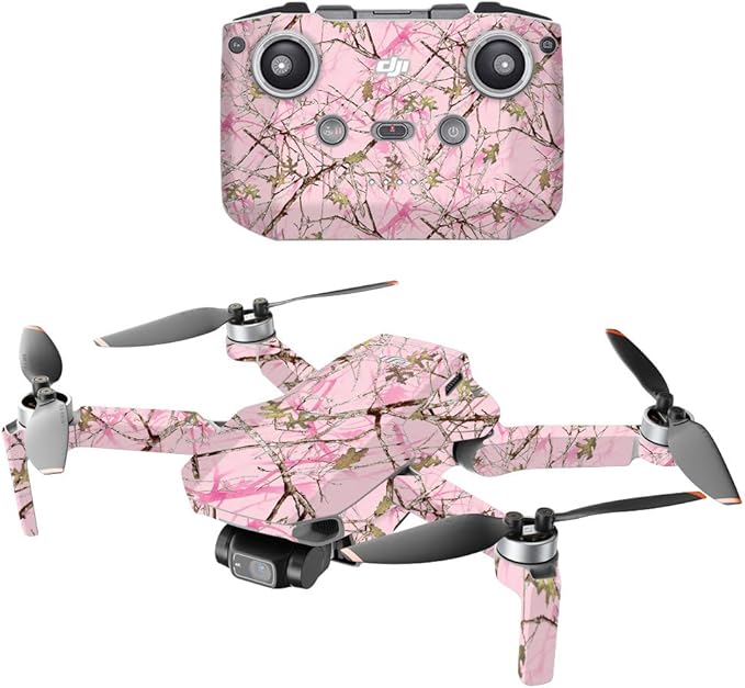 MightySkins Compatible with DJI Mini 2 Portable Drone - Conceal Pink | Protective, Durable, and Unique Vinyl Decal wrap Cover | Easy to Apply, Remove, and Change Styles | Made in The USA