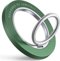 Lamicall Magnetic Phone Ring Grip Holder, [Upgraded Strong Magnet] Finger Ring Holder Stand, Mag Kickstand Accessories for iPhone 17 Pro Max, Dark Green