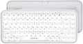 CoolKiller Balloon 84 Low Profile Keyboard, Tri-Mode (Bluetooth/2.4GHz/USB-C), Hot-Swappable, White Backlit, Gasket Mount, White Mechanical Keyboard for Windows & Mac