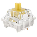 Gateron G Pro 3.0 Yellow Switches for Mechanical Keyboard,3-Pin 50gf Linear/Pre-Lubed/Pin-Enhanced Switches(36pcs,Yellow,3-Pin)