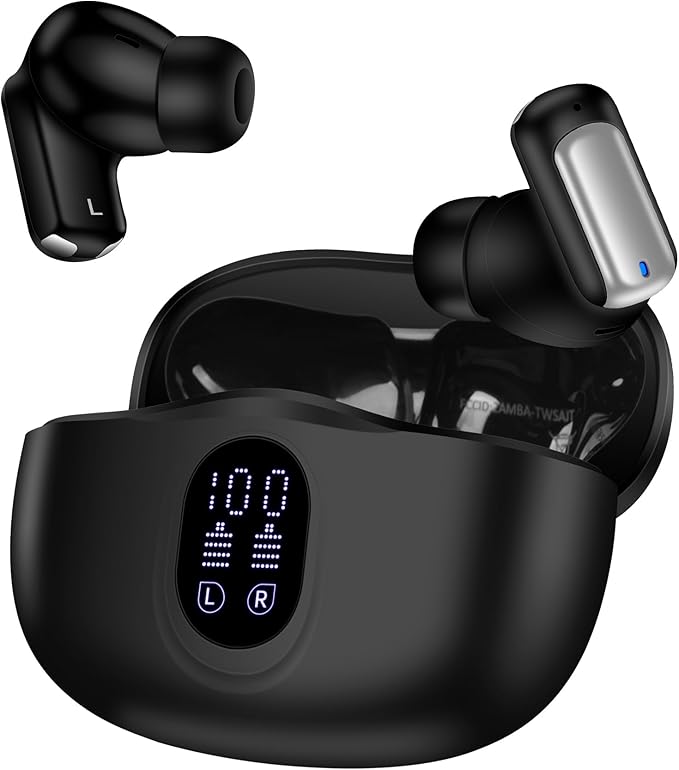 Android Wireless Earbuds for Samsung Galaxy S26 S25 Ultra S24 S23 S22 Plus A17 A35 A16 A15 A54 Z Fold7 Flip7, HiFi Stereo Bluetooth Headphone Sport Wireless Earphones Audifonos Inalambricos for iPhone