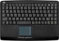 Adesso AKB-410UB - SlimTouch Mini Wired USB Keyboard with Built-in Touchpad