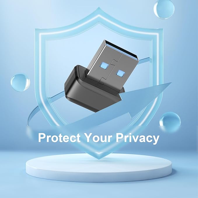Fingerprint Reader,USB Fingerprint Key Reader Advanced Security Access Window Hello Fingerprint Reader for Windows10/11 Laptops Computer