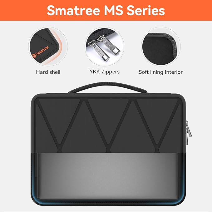 Smatree MS94 Hard EVA Protective Sleeve with Stand Compatible for 15.6 inch HP Victus Gaming Laptop 15z/15t/15, for 16 inch HP Envy 16-h1097nr/16-h1047nr/16t-h1000 Waterproof Sleeve
