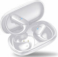 xiwxi Wireless Earbuds Bluetooth Headphones,Over Ear Buds for Sport with Deep Bass Sound,60Hrs Playtime Earphones Designed Comfort Fit with Earhooks for Running,Meeting,Workout-White